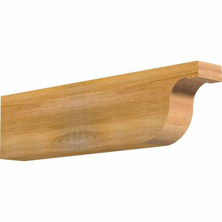 Ekena Millwork Del Monte Rough Sawn Rafter Tail, Western Red Cedar, 4"W x 8"H x 32"L RFT04X08X32DEL00RWR